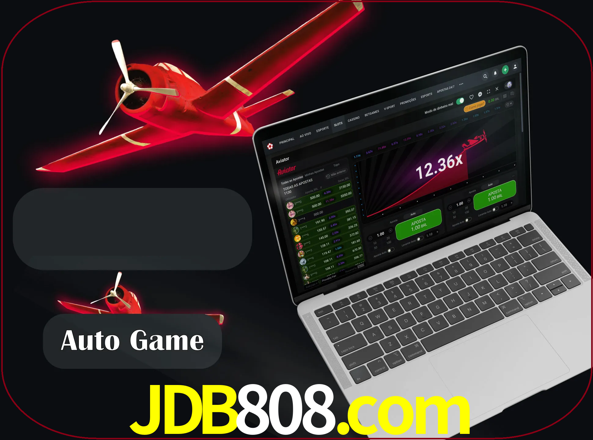 No modo automático, os jogos apostam e sacam seu dinheiro automaticamente.