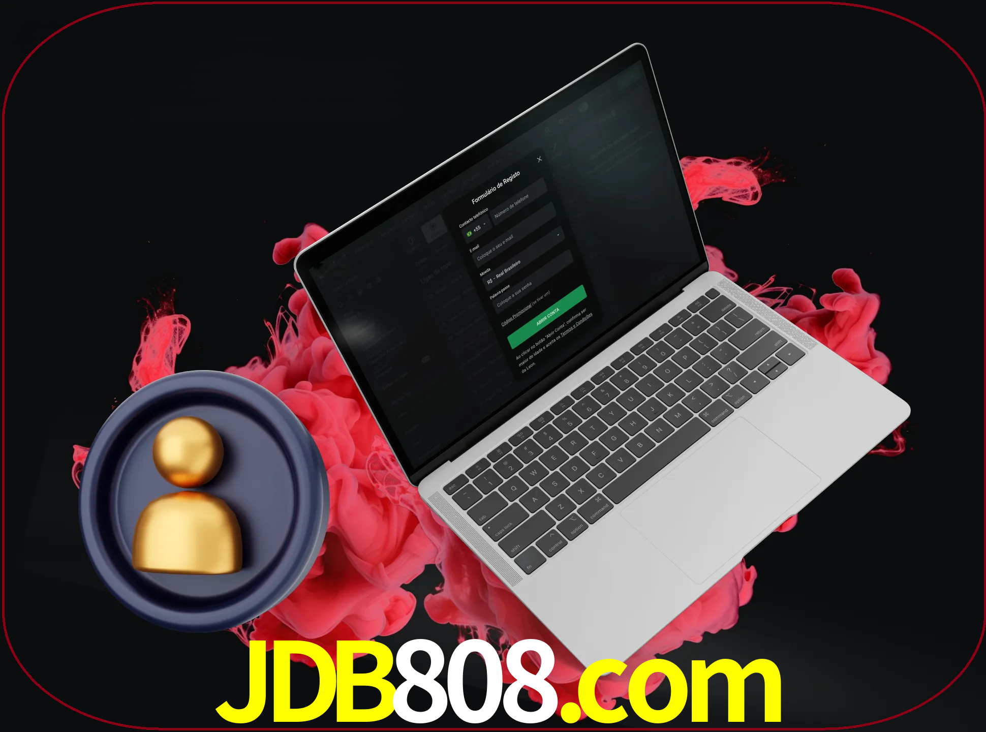 No cabeçalho do site jdb808, clique no botão que o levará a um formulário especial onde terá de introduzir as suas informações actuais.