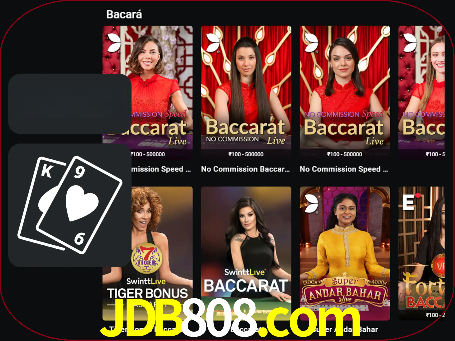 Ganhe muito dinheiro jogando jogos de bacará.