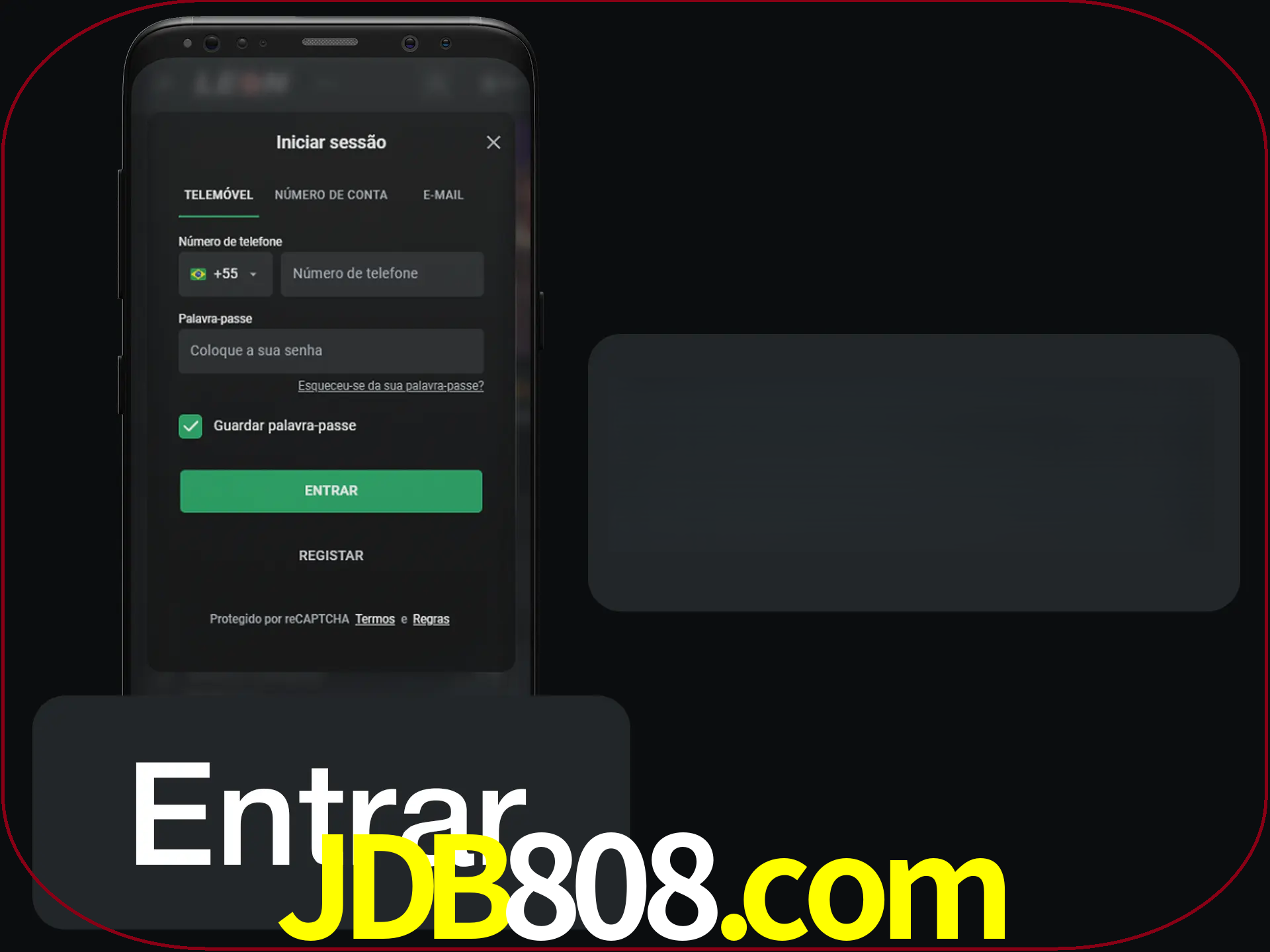 Faça o login para começar a apostar e jogar no cassino.