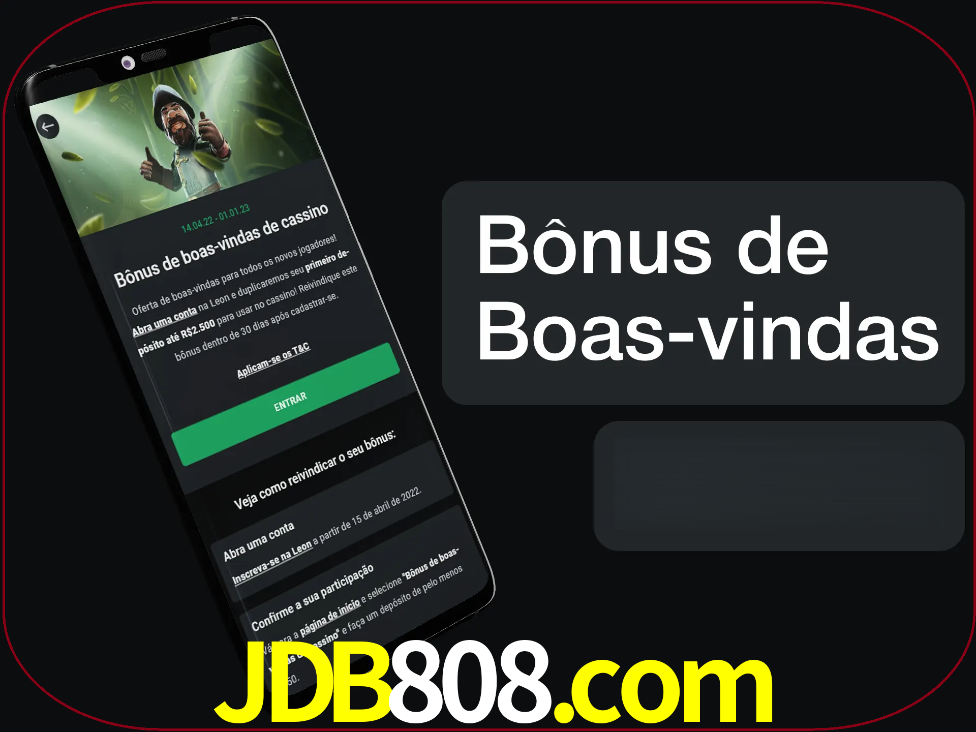 Não se esqueça de usar o bônus de boas-vindas.